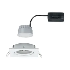 Paulmann LED-spot Nova Coin vierkant, dimbaar, wit