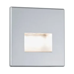 Paulmann LED-wandinbouwlamp Edge, chroom mat