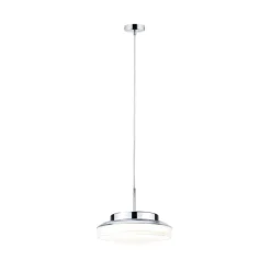 Paulmann Luena LED hanglamp IP44 chroom Ø25cm