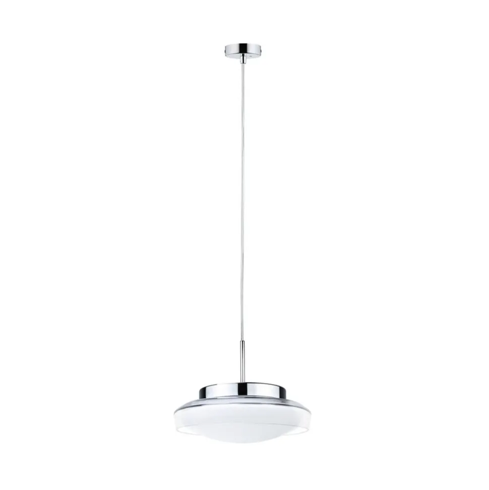 Paulmann Luena LED hanglamp IP44 chroom Ø25cm