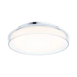 Paulmann Luena LED plafondlamp IP44 chroom Ø35cm