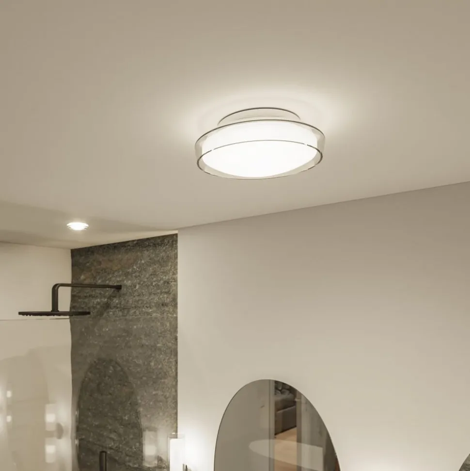 Paulmann Luena LED plafondlamp IP44 chroom Ø25cm