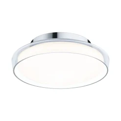 Paulmann Luena LED plafondlamp IP44 chroom Ø25cm