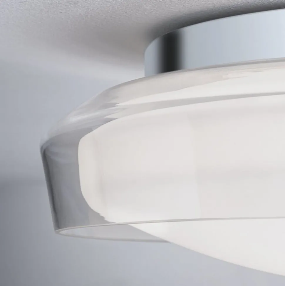 Paulmann Luena LED plafondlamp IP44 chroom Ø25cm