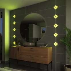 Paulmann LumiTiles Square, ZigBee, RGBW, 5 per-set