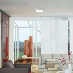 Paulmann Lunar LED paneel, hoekig, chroom, 30x30cm