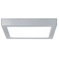 Paulmann Lunar LED paneel, hoekig, chroom, 30x30cm