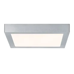 Paulmann Lunar LED paneel, hoekig, chroom, 30x30cm