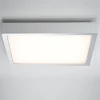 Paulmann Lunar LED paneel, hoekig, chroom, 40x40cm