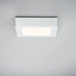 Paulmann Lunar LED paneel, hoekig, wit, 17x17cm