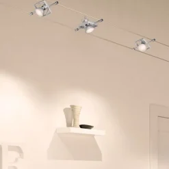 Paulmann Mac II kabelsysteem chroom mat 5 spots