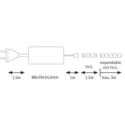 Paulmann MaxLED 500 basisset IP20 daglicht 1,5m