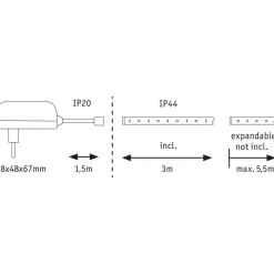 Paulmann MaxLED 250 basisset IP44 daglicht 3m
