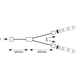 Paulmann MaxLED Y-verbindingskabel, splitter