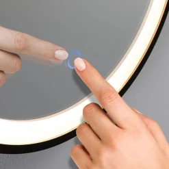 Paulmann Miro LED-hangspiegel CCT Ø40cm framelight