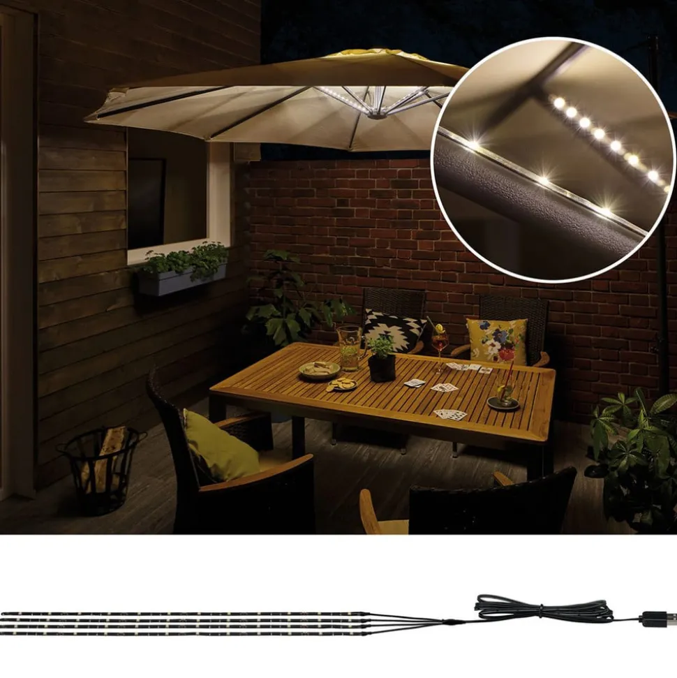 Paulmann Mobile Strip Parasol-Light 4 x 40cm