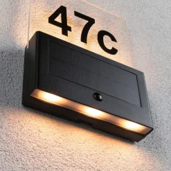 Paulmann Neda LED huisnummer lamp solar