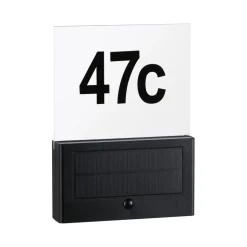 Paulmann Neda LED huisnummer lamp solar