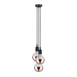 Paulmann Neordic Ketil hanglamp 3-lamps zwart