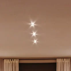 Paulmann Nova Coin 3x rond dim-/zwenkbaar zwart