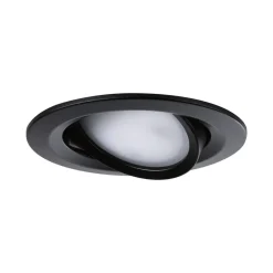 Paulmann Nova Coin 3x rond dim-/zwenkbaar zwart