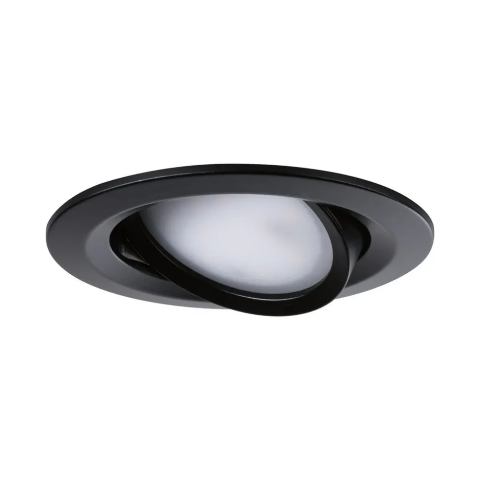 Paulmann Nova Coin 3xSet rond zwenkbaar zwart