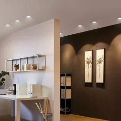 Paulmann Nova inbouwspot IP65 rond zwenkbaar wit