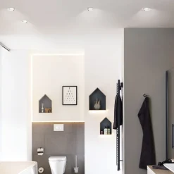 Paulmann Nova inbouwspot IP65 rond zwenkbaar wit