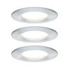 Paulmann Nova LED inbouwspot per 3 rond star alu