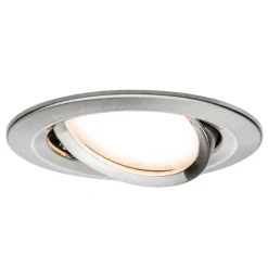 Paulmann Nova LED inbouwspot per 3, ijzer