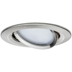 Paulmann Nova LED inbouwspot per 3, ijzer