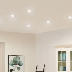 Paulmann Nova LED inbouwspot, gezwenkt, alu