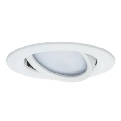 Paulmann Nova LED inbouwspot per 3, gezwenkt, wit