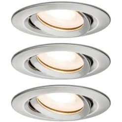 Paulmann Nova LED inbouwspot, dimbaar, IP65, ijzer