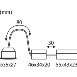 Paulmann Nova Mini LED module 2.700K 4W