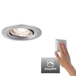 Paulmann Nova Mini plus inbouwspot easydim ijzer