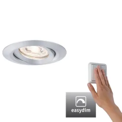 Paulmann Nova Mini plus inbouwspot easydim alu