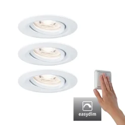 Paulmann Nova Mini plus LED easydim per 3 wit