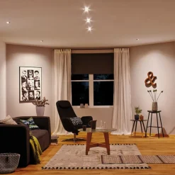 Paulmann Nova Plus Coin dim rond star ijzer