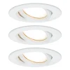 Paulmann Nova Plus LED-spot rond wit set van 3