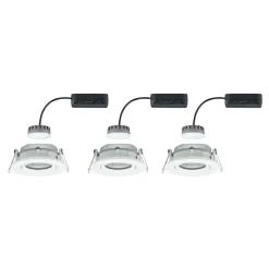 Paulmann Nova Plus LED-spot rond wit set van 3