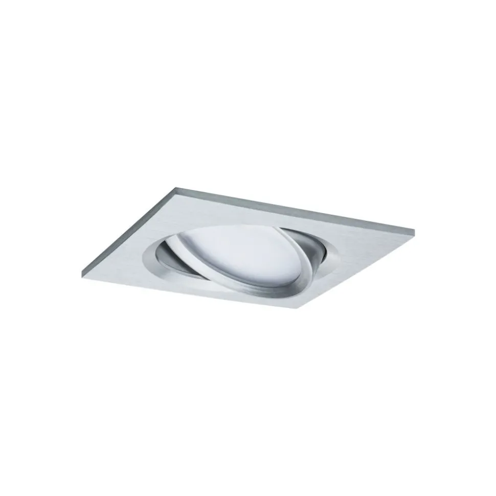 Paulmann Nova Plus per 3 LED spot hoekig, alu