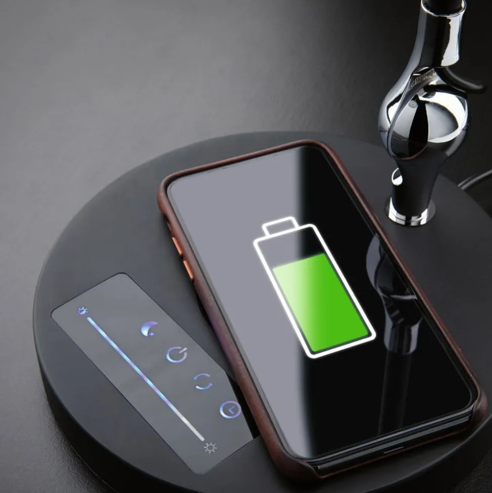 Paulmann Numis LED tafellamp laadfunctie zwart