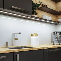 Paulmann onderbouwlamp Inline starterset van 2 chroom 35 cm CCT