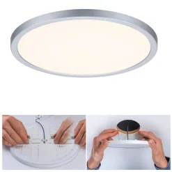 Paulmann paneel Aero 830 rond chroom 23 cm