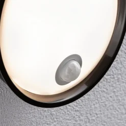 Paulmann Platomo LED buiten wandlamp sensor zwart