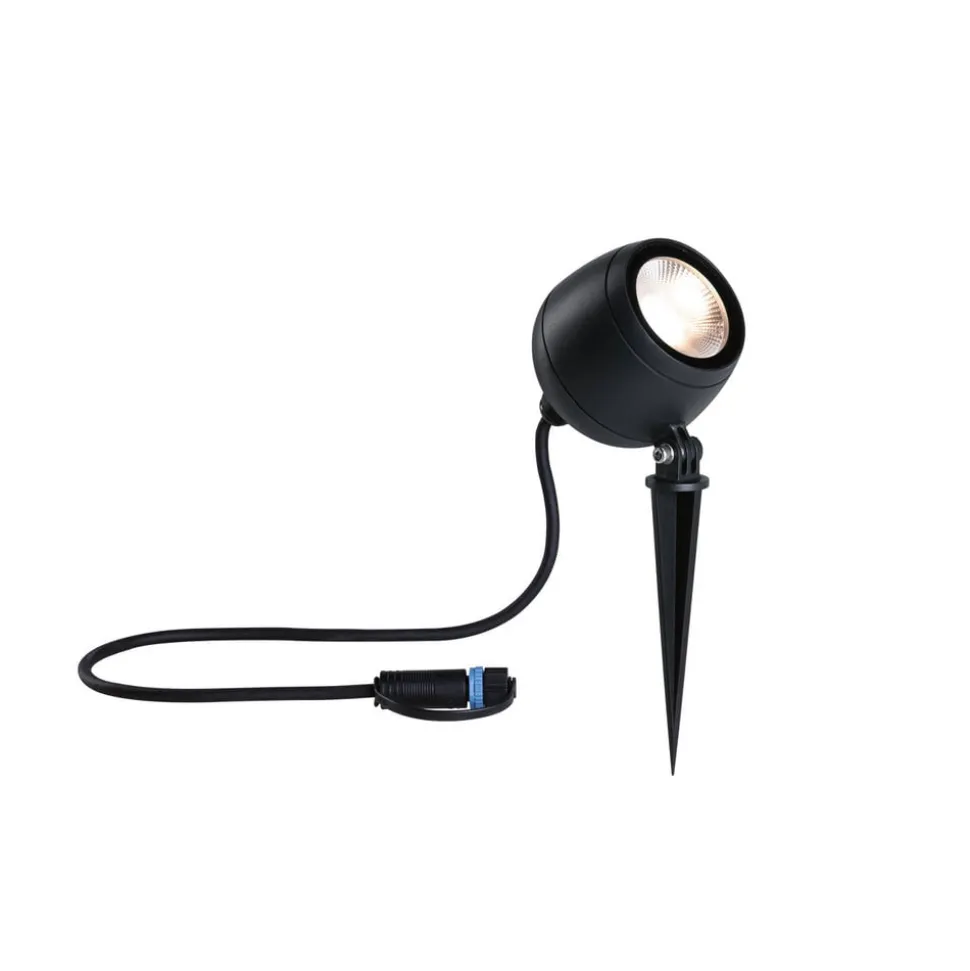 Paulmann Plug & Shine LED spot Kikolo, 3.000 K, 60°, aluminium