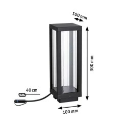 Paulmann Plug & Shine LED klassieke lantaarn RGBW basislamp