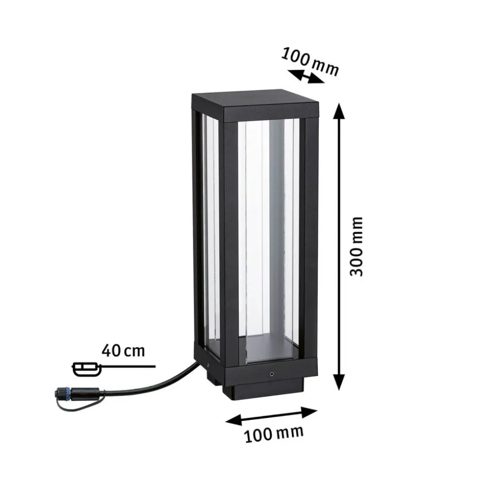 Paulmann Plug & Shine LED klassieke lantaarn RGBW basislamp