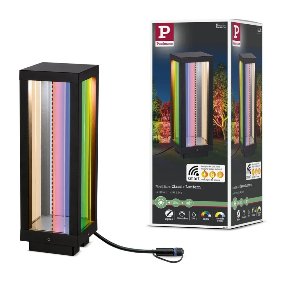 Paulmann Plug & Shine LED klassieke lantaarn RGBW basislamp